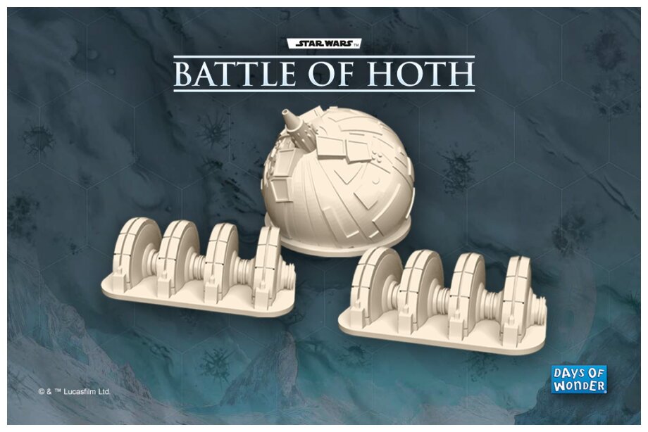 Star Wars - La Bataille de Hoth - 3 Figurines Exclusives