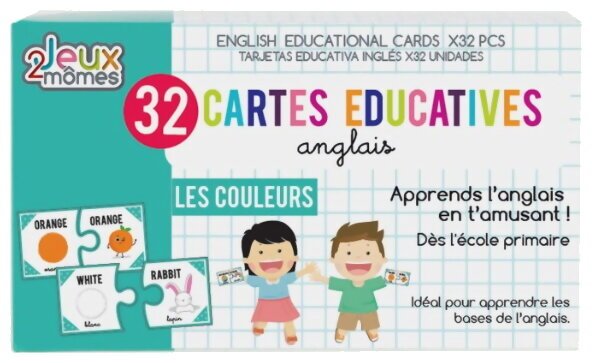 Photo: 32 Cartes Éducatives - Anglais - Les Opposés