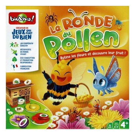 La ronde du pollen - Butine de fleur en fleur