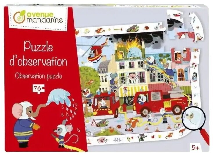 Puzzle D'Observation Pompiers