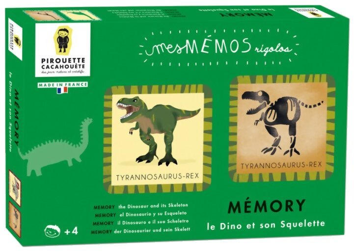 Mes Mémos Rigolos - Mémory - Le Dino et son squelette