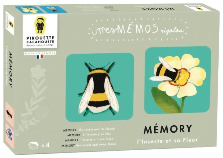 Mes Mémos Rigolos - Mémory - L'Insecte Et Sa Fleur