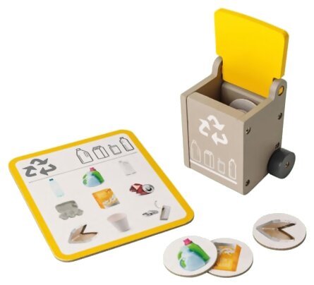 Jeu de tri sélectif en bois