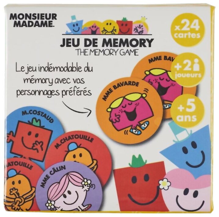 Monsieur Madame - Jeu de Memory