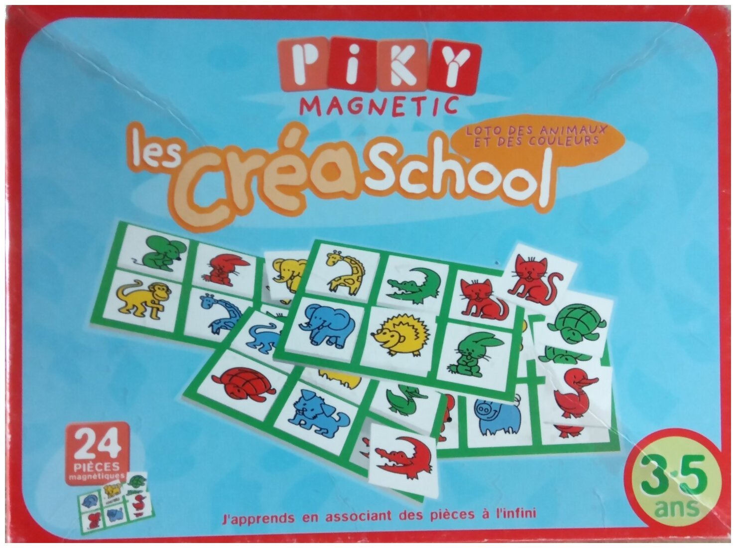 Les Créaschool - Loto des animaux et des couleurs