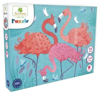 Puzzle Flamand rose - 100 Pièces