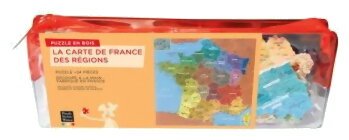 Puzzle - La Carte De France Des Régions - 24 Pièces