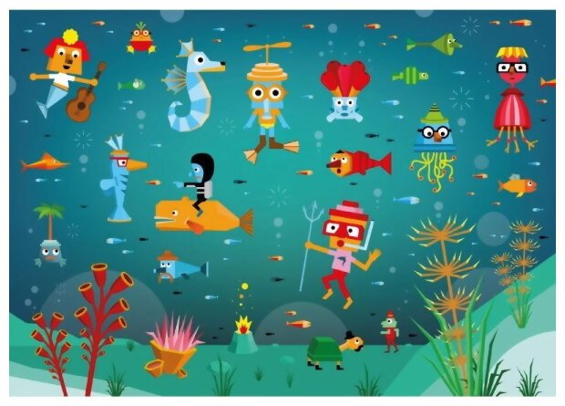 Puzzle - Le Monde Aquatique - 24 Pièces