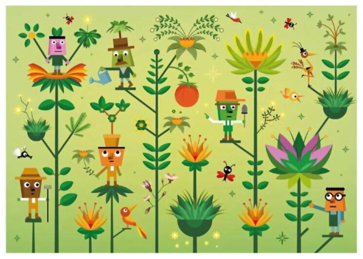 Puzzle - Le Monde Végétal - 50 Pièces