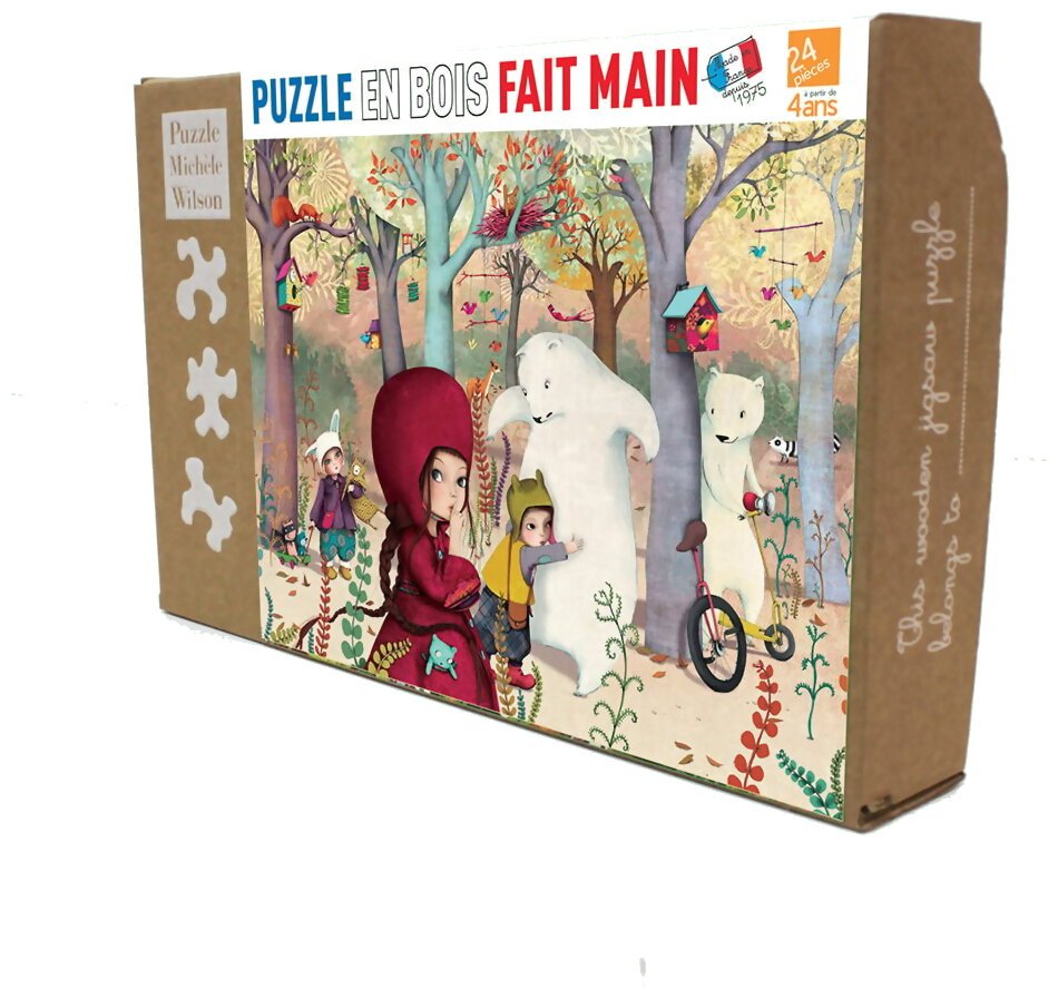 Puzzle - Rencontre En Forêt - 24 Pièces