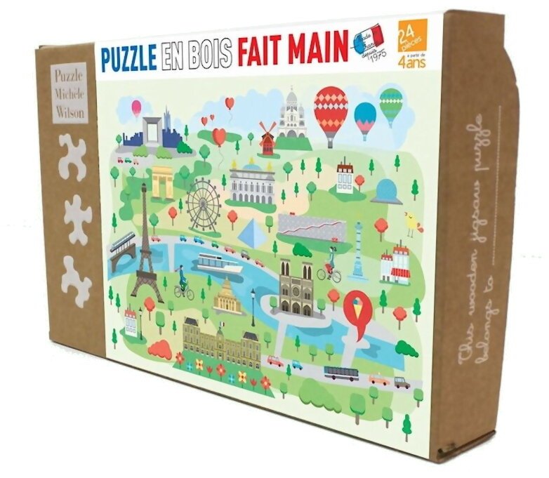 Puzzle - Paris Illustré - 24 Pièces