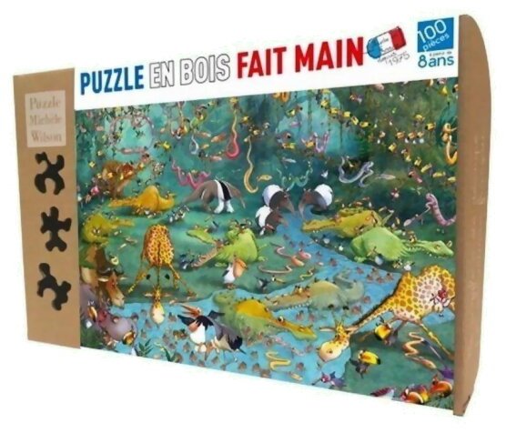 Puzzle - Croco Et Compagnie - 100 Pièces
