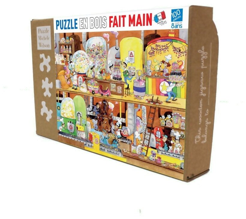 Puzzle - Usine De Bonbons - 100 Pièces