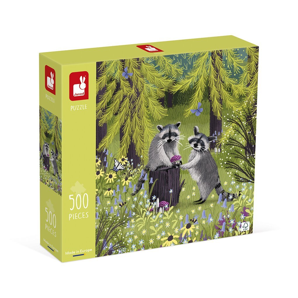 Puzzle - Les ratons laveurs - 500 pièces