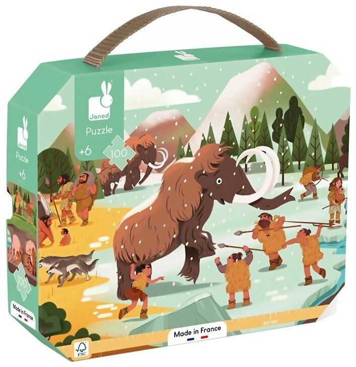 Puzzle - Frise Préhistoire - 100 Pièces