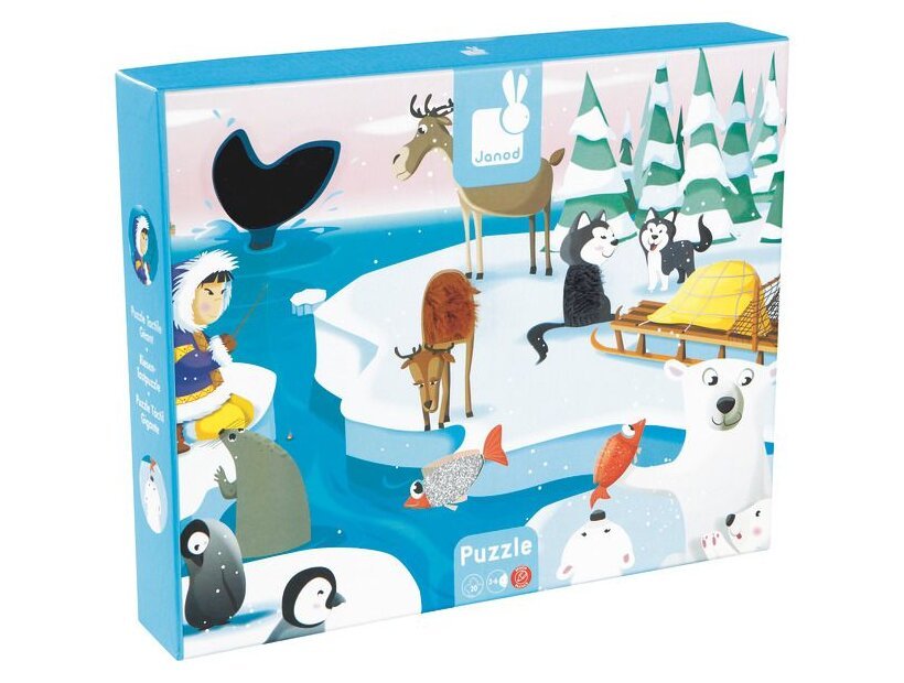 Puzzle tactile : La banquise