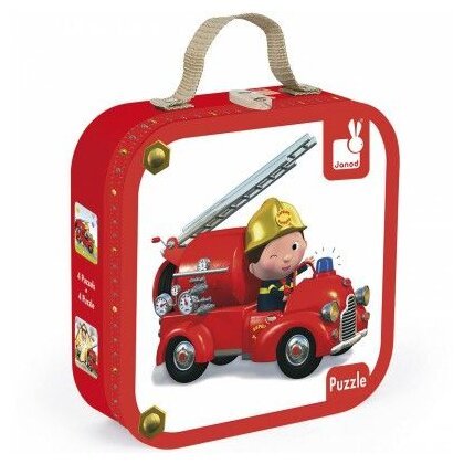 Valisette 4 Puzzles - Le camion de Léon
