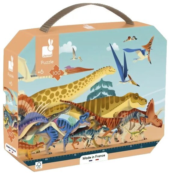 Puzzle - dinosaures - 100 pièces
