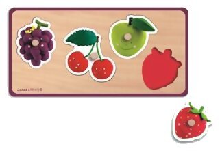 Puzzle bois quadrifruits