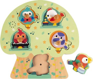 Puzzle Musical Les oiseaux en fête