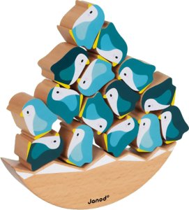 Basculo Manchots en bois