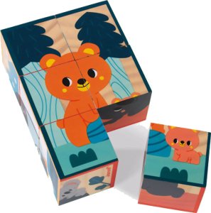 Cubes En Bois Animaux - Partenariat WWF®