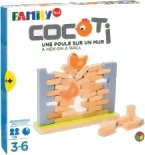 Photo: Cocoti : une poule sur un mur