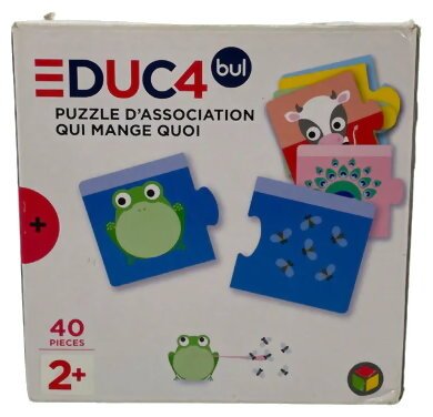 Educ4 - Puzzle d'association qui mange quoi