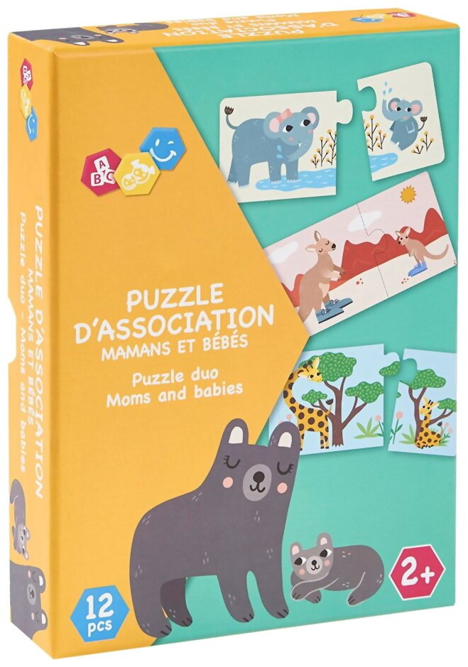 Puzzle D'Association - Maman Et Bébé