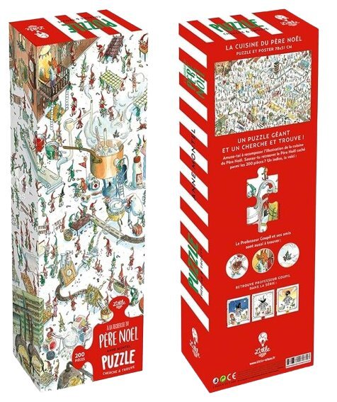 Puzzle - À la recherche du Père Noël - 200 pièces