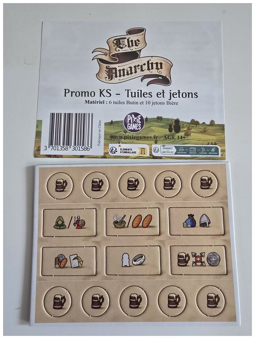 The Anarchy - Promo KS - Tuiles Et Jetons
