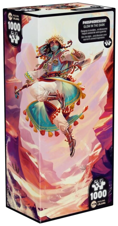 Puzzle Twist Phosphorescent - Desert Spirit - 1000 pièces