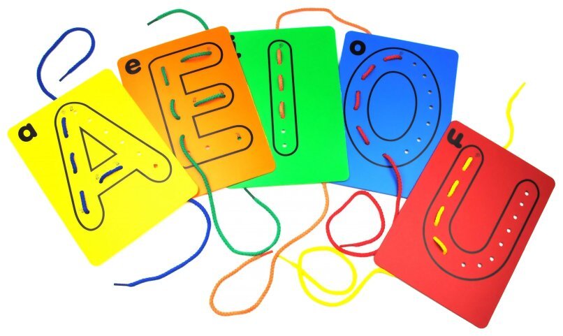 Lettres majuscules à tisser