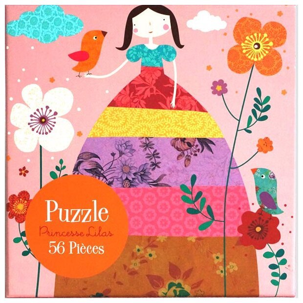 Puzzle - princesse lilas - 56 pièces