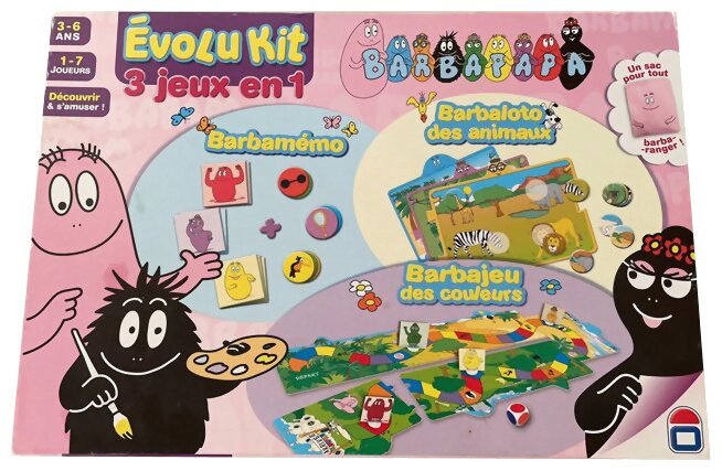 Évolu kit - barbapapa - 3 jeux en 1