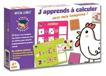 J'apprends À Calculer Avec Mes Tampons !