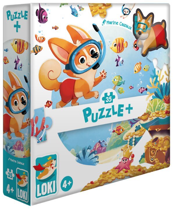Puzzle + Loki fait de la plongée - 35 pièces