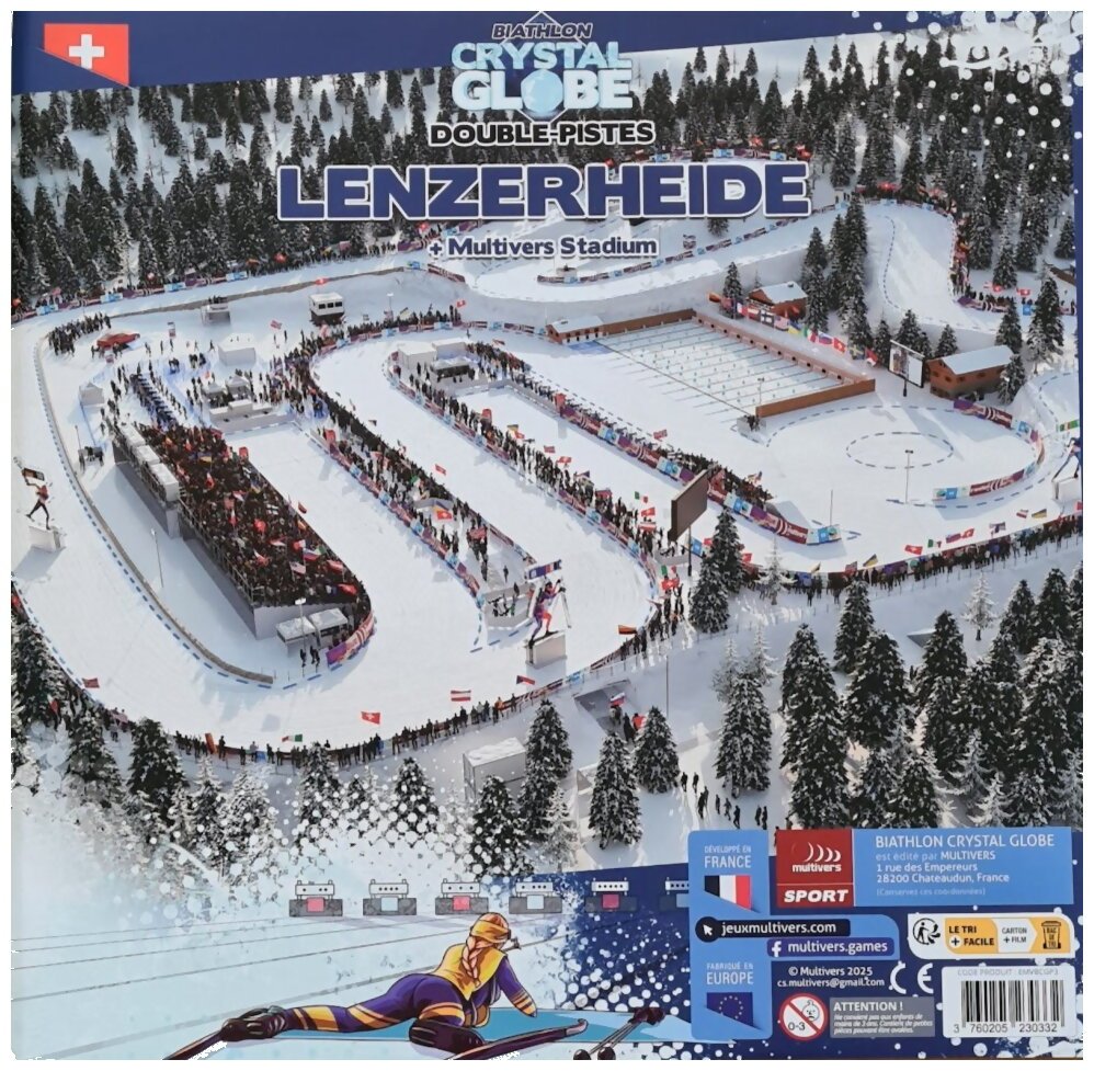 Biathlon Crystal Globe - Double-Pistes - Lenzerheide + Multivers Stadium
