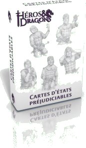 Héros & Dragons - Cartes d'états préjudiciables