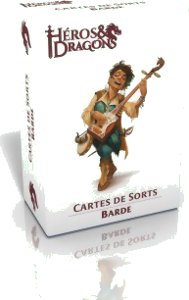 Héros & Dragons - Cartes de sorts - Barde