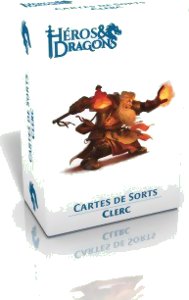 Héros & Dragons - Cartes de sorts - Clerc