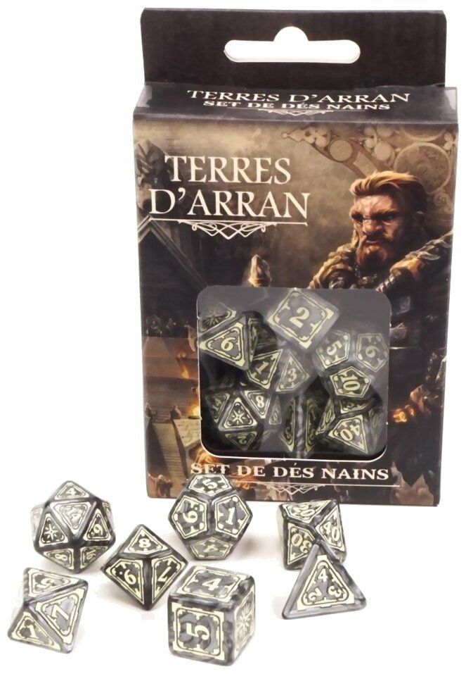 Les terres d'Arran - Set de dés - Nains
