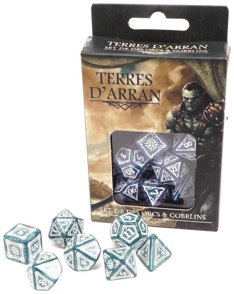 Les terres d'Arran - Set de dés - Orcs & Gobelins