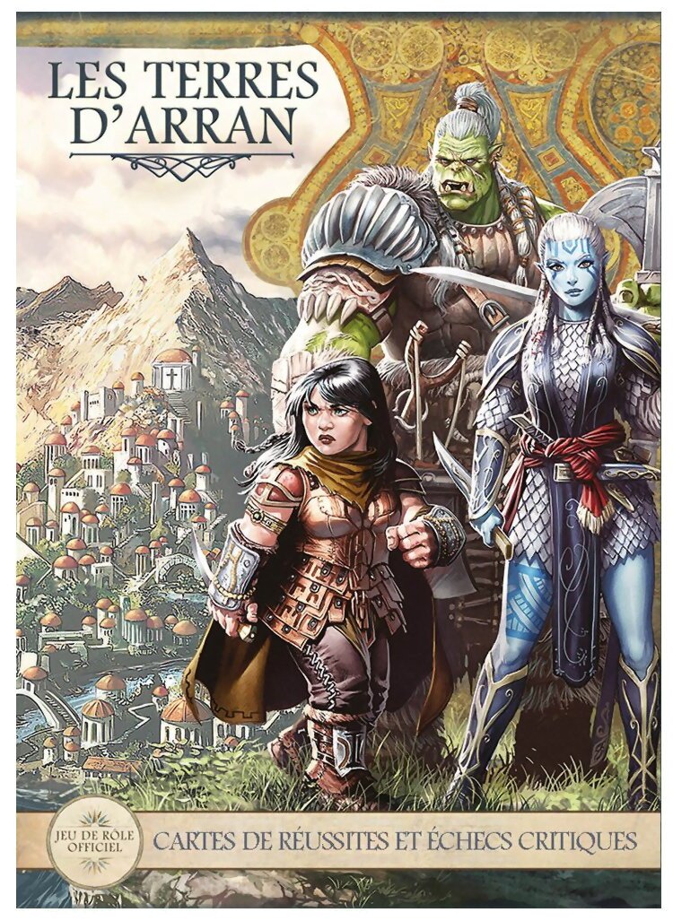 Les terres d'Arran - Cartes de réussites et échecs critiques
