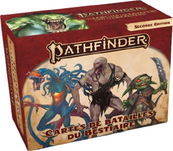 Pathfinder 2 - Cartes de batailles du Bestiaire