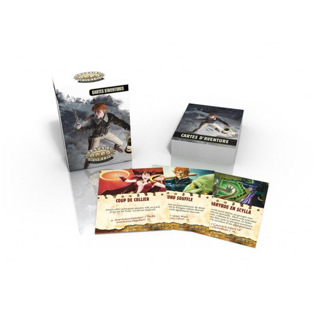 Savage Worlds Adventure Edition - Cartes d'actions et d'états