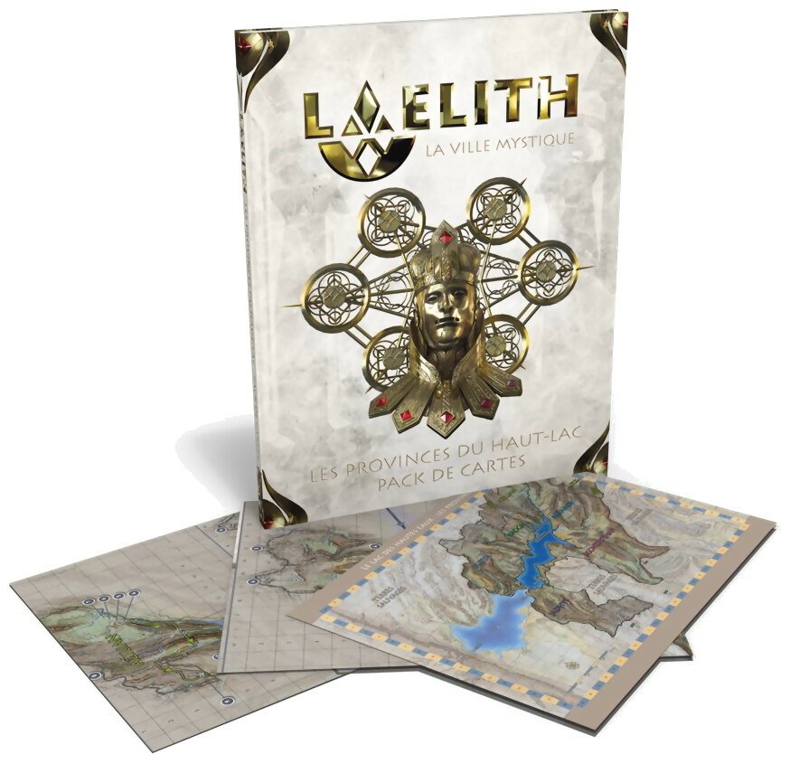 Laelith - Pack De Cartes Des Provinces Du Haut-Lac