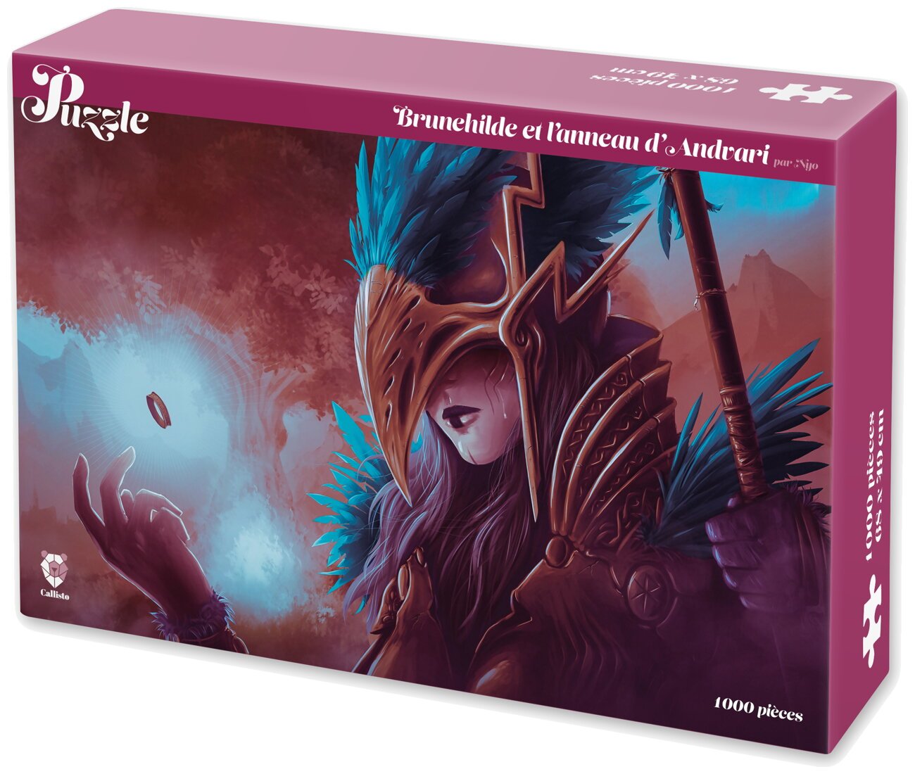 Puzzle - La légende du dragon de Jade - 1000 Pièces