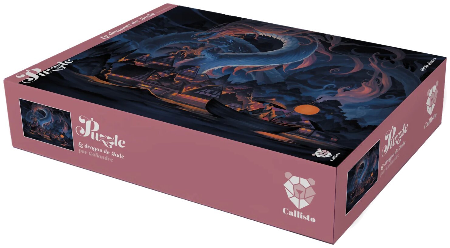 Puzzle - La légende du dragon de Jade - 1000 Pièces