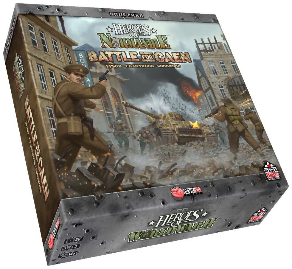 Heroes Of Normandie - Battle For Caen Operation Epsom, Charnwood & Goodwood - Big Red One Edition